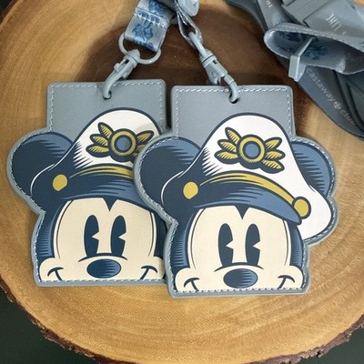 25th Anniversary Disney Cruise Line Castaway Club Platinum Mickey Lanyard