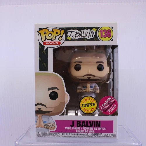F3 Funko Pop Rocks J BALVIN Chase Vinyl Figure 136