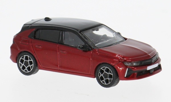 Brekina PCX870588 - 1/87 Opel Astra L, Dunkelrot/Schwarz, 2021 - Neu-image