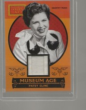 2014 Panini Golden Age Museum Age PATSY CLINE Country Music Star Clothing Relic