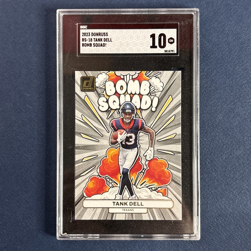 2023 Donruss Tank Dell Bomb Squad #BS-18 - SGC 10