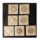 1964 Kennedy Half Dollar 50C Silver Circulated US Coins LOT OF 7