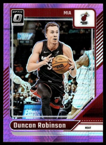 Duncan Robinson 2024-25 Donruss Optic #199 Heat Insert ? SEE SCAN! FREE SHIP