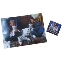 Siegfried & Roy Oversized Postcard and Matchbook