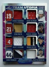 2023 Leaf In The Game Used Hockey Team Utopia Relic 5/5 # TU-2