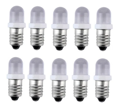 10stk E10 1147 LED Schraubsockel E-10 Lampe Leuchte 3V/6V/12V/24V DC - Bild 1 von 4