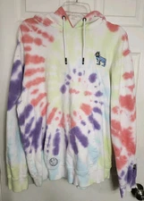 GOAT USA tie dye hoodie Sz Large