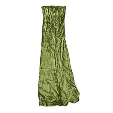 SNDYS Small Green Strapless Maxi Formal Dress Viscose Blend