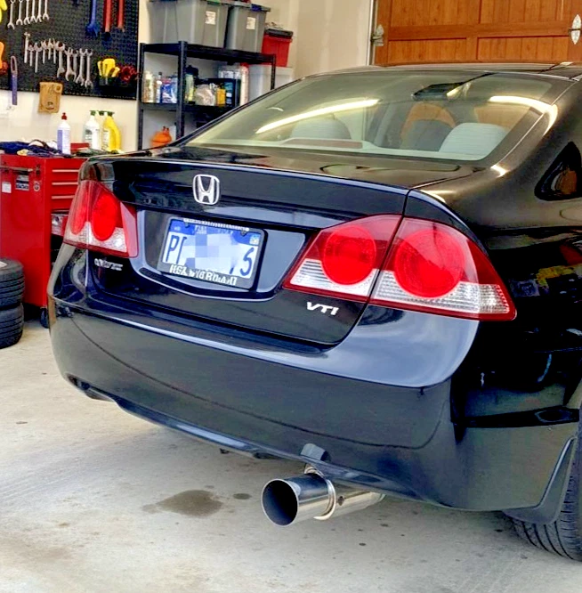FD AXLE BACK EXHAUST 2" CUSTOM HONDA CIVIC FD 2006-2011 - Image 3 of 4