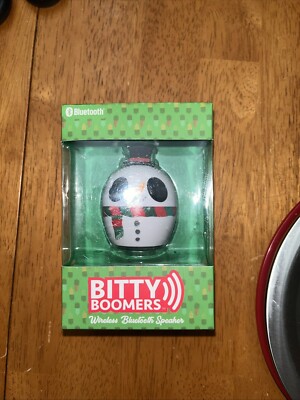 Bitty Boomers  Bluetooth Wireless Speaker Snowman Portable NEW