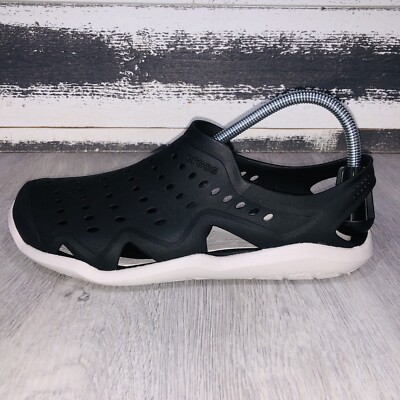 Crocs Men's Size US Swiftwater Wave Sandals 203963 Black