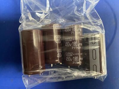 2pcs NCC Nippon KMQ 180mfd 450v 180uf electrolytic Capacitor 25*40mm 105 