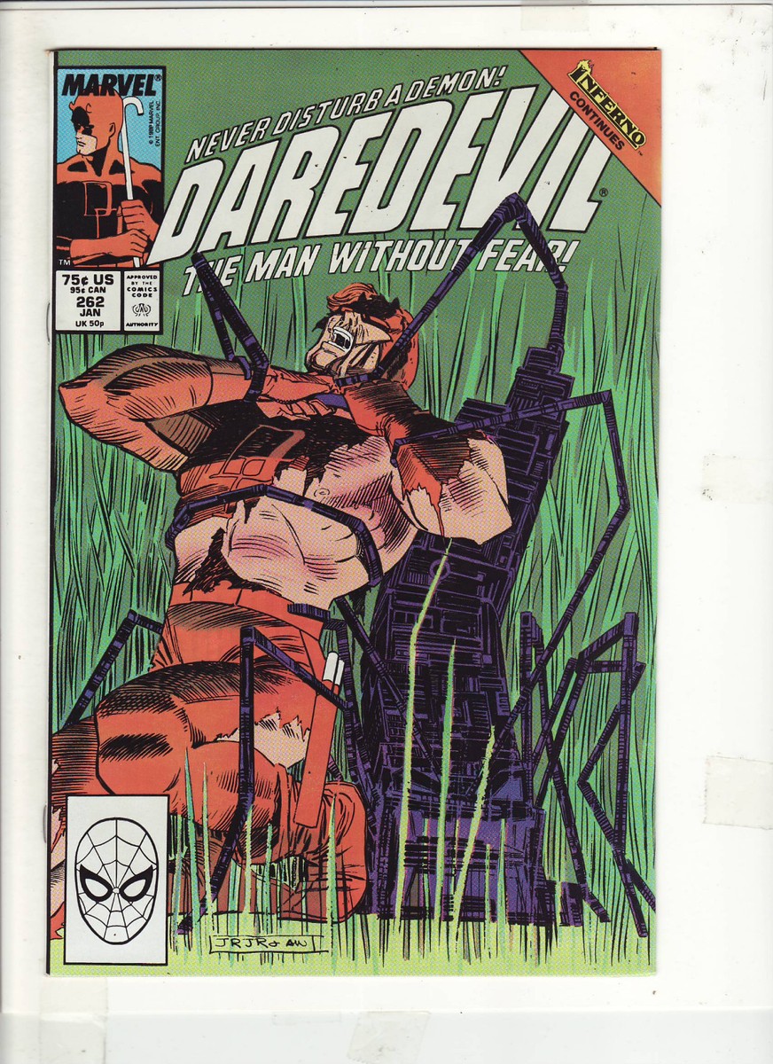 バットマン　デアデビル DareDevil #262 - 1/1989 - Marvel Comic Book - daredevil b | eBay