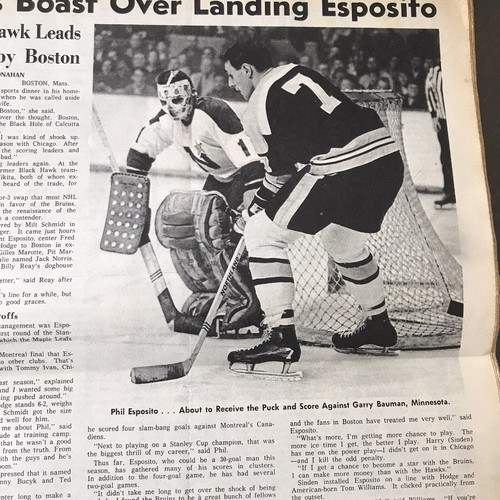 The Sporting News February 3, 1968 Phil Esposito Boston Bruins NHL Hockey - Picture 3 of 6