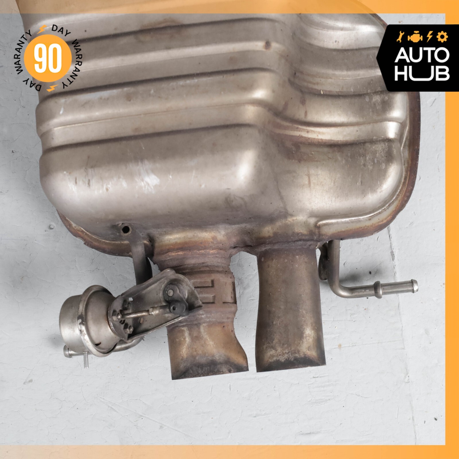 03-12 Bentley Continental GT Exhaust Muffler Mufflers Right & Left Set OEM