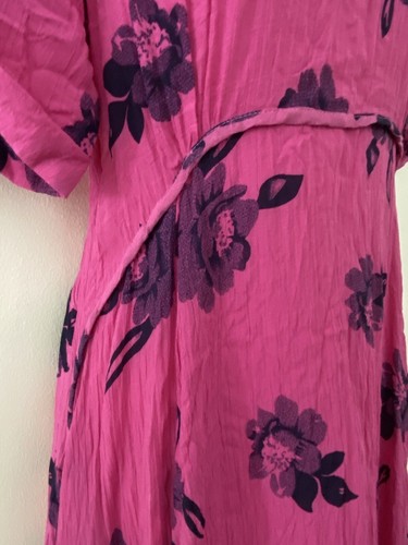 WILLOW TREE Pink and Blue Floral Boho Shift Dress Sz 8 - Picture 6 of 12