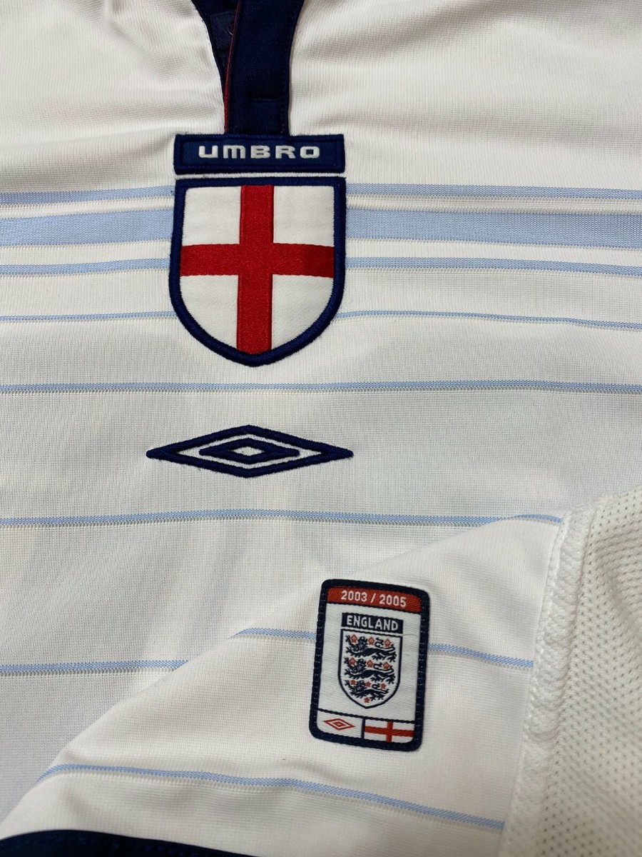 Maillot Angleterre Domicile 2003-2005 Umbro - Taille S - Occasion Bon état - Modèle Steven Gerrard