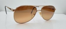 Vintage Marcolin 946 Gold Pilot Metal Sunglasses Italy FRAMES ONLY