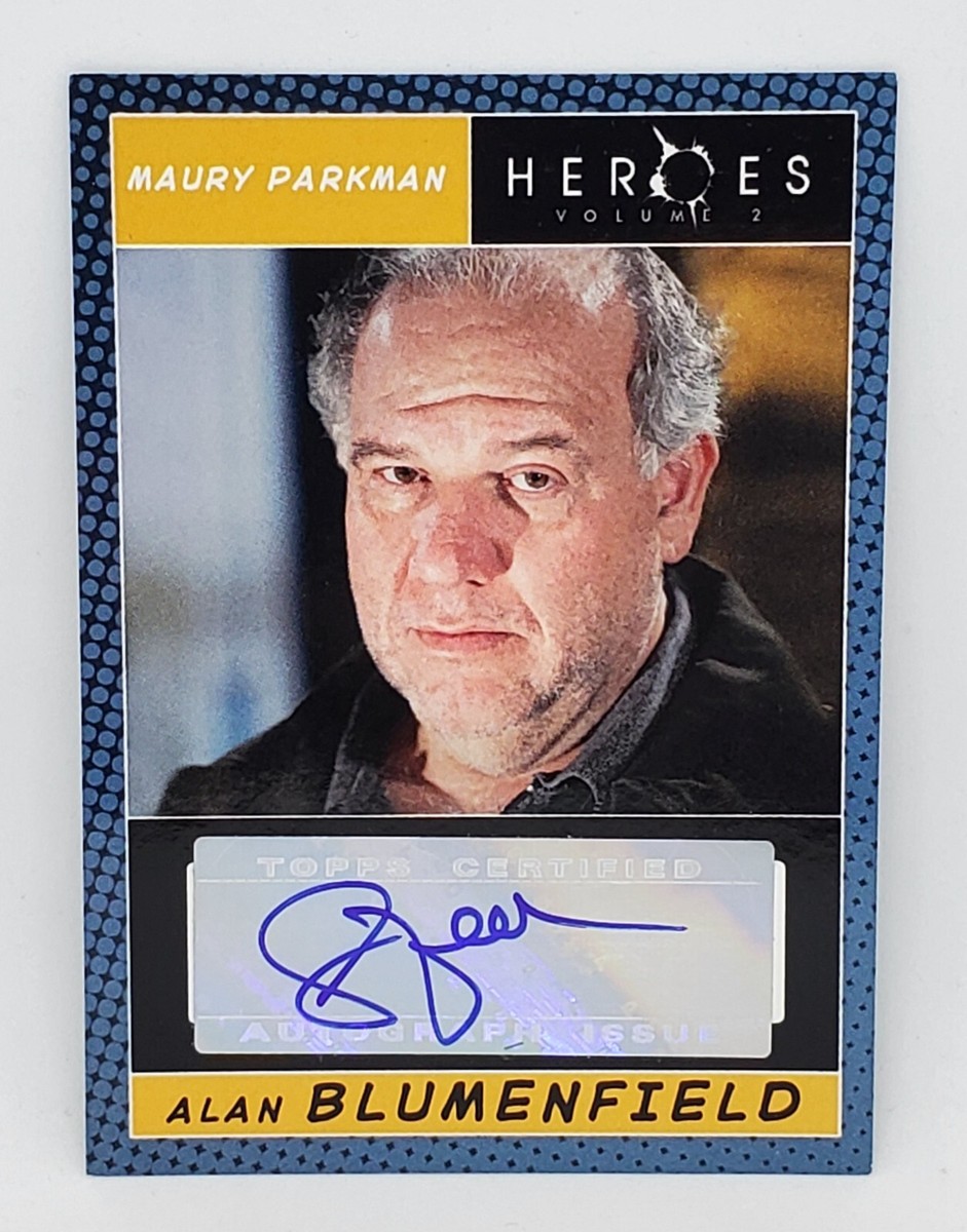 2008 Topps Heroes Volume 2 Autograph Card Alan Blumenfield as