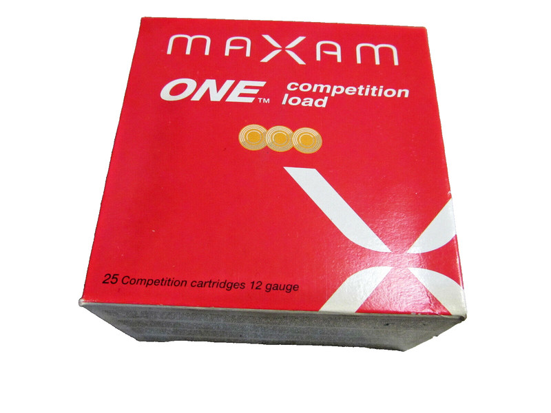 Extremely  Rare MAXAM Rio 12 Gauge 2.75" Competition 'One' Shotshell Box ~ Empty