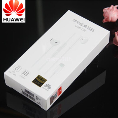 Original HUAWEI Mate 20Pro CM33 Earphone USB Type C In Ear Headphone Headset Mic