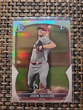 2023 Bowman Draft #BDC-200 Jason Savacool Chrome Refractor - Cardinals 