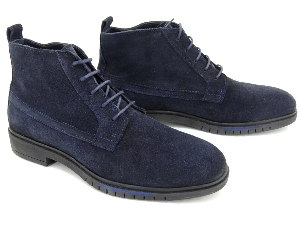 Bottines Tommy Hilfiger Pour Hommes Chaussures Bottes Taille 43 Comme Neuf - Photo 1/4