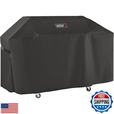 Weber Genesis 400 Series Premium Grill Cover, Heavy Duty and Waterproof, Fits