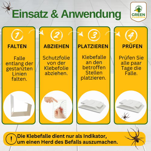 3 bis 15x Fallen - Spinnenfalle, Spinnen Klebefalle, Wirksam Spinnen bekämpfen - Bild 25 von 36