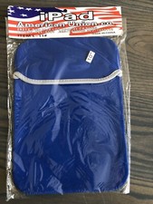 Blue Neoprene Soft Tablet Sleeve Case Bag for iPad 4th Retina/iPad 3/iPad 2