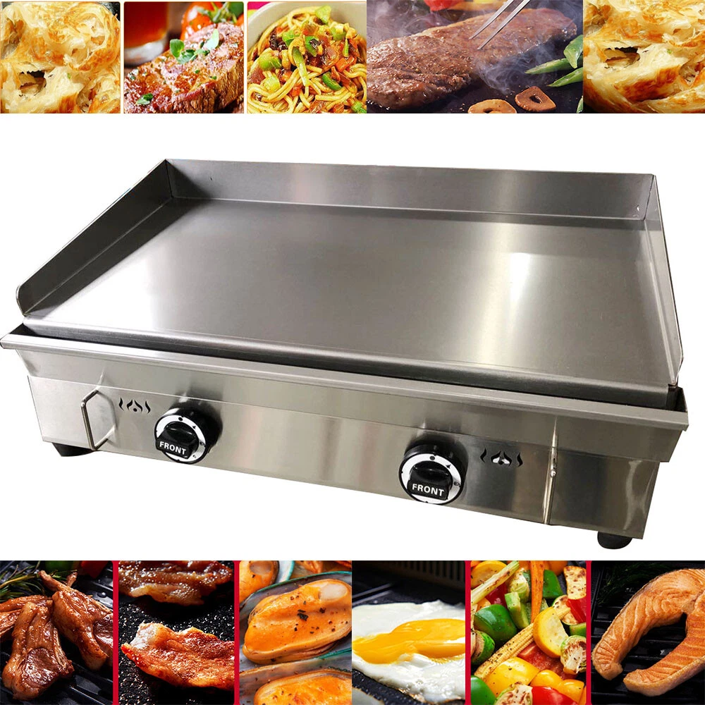 LP Gas Table Top Griddle Portable Flat Top Grill Outdoor Cooking