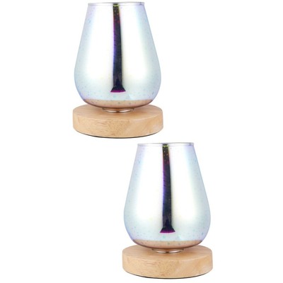  2 Pcs Kerze Wärmende Lampe Kerzenwärmerlampe Tabletop Night Light