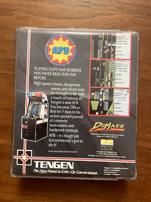 Tengen APB Big Jewel Case Spiel für Atari ST / STE. Getestet & funktionsfähig