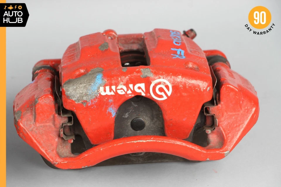 Juego de pinzas de freno delanteras Mercedes R171 SLK300 C320 0034202383 OEM 57k Foto 3 de 4