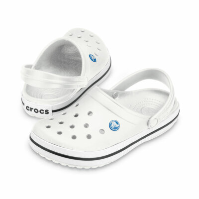 【Crocs】 正規品★ Crocband Clog White ★人気 New CROCS Womens CROCBAND CLOG 11016-100 WHITE CROCS SANDALS