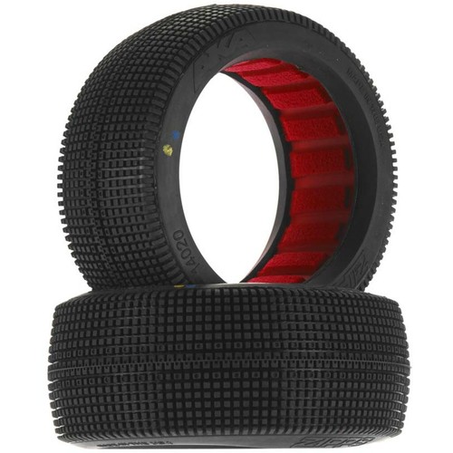 AKA Racing 14020ZR 1/8 Buggy Zipps Med Long Wear Tire w/ Red Ins 2 - Picture 2 of 2