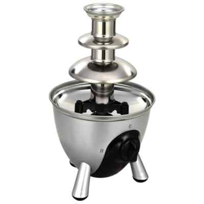 vidaXL Fontaine à Chocolat Acier Inoxydable Argenté Cuisine Fondue Électrique
