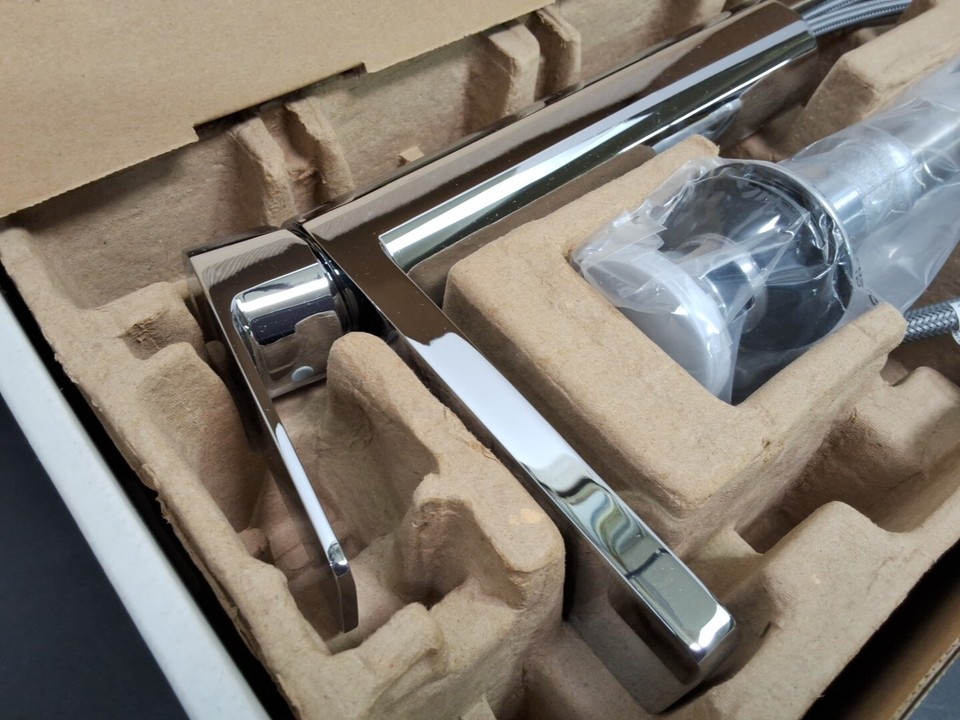 KOHLER K234754CP Parallel Bathroom Sink Faucet, Polished Chrome OPEN