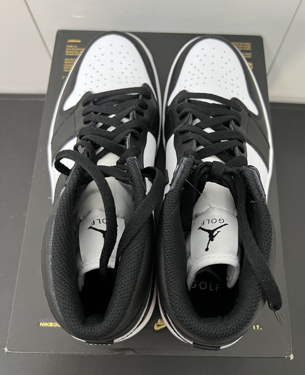 New Nike Air Jordan 1 Retro High Golf Panda Black White New Nike Air Jordan 1 Retro High Golf Panda Black White