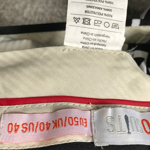 Oppo Suits Hose schwarz Sternenmuster W35 L33 gerades Bein kräftig ausgefallen Party - Bild 8 von 9