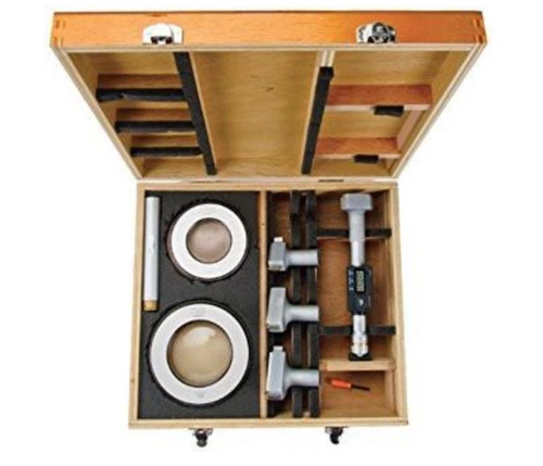 Mitutoyo 468-979 Digimatic Holtest, 2-4"/50.8-101.6mm Range, 2.5" and 3.5" Rings