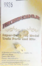 Precision Scale #9926 (3/8" Scale) Bracket (Bottom) & Gears for Boxcars, Peoria 