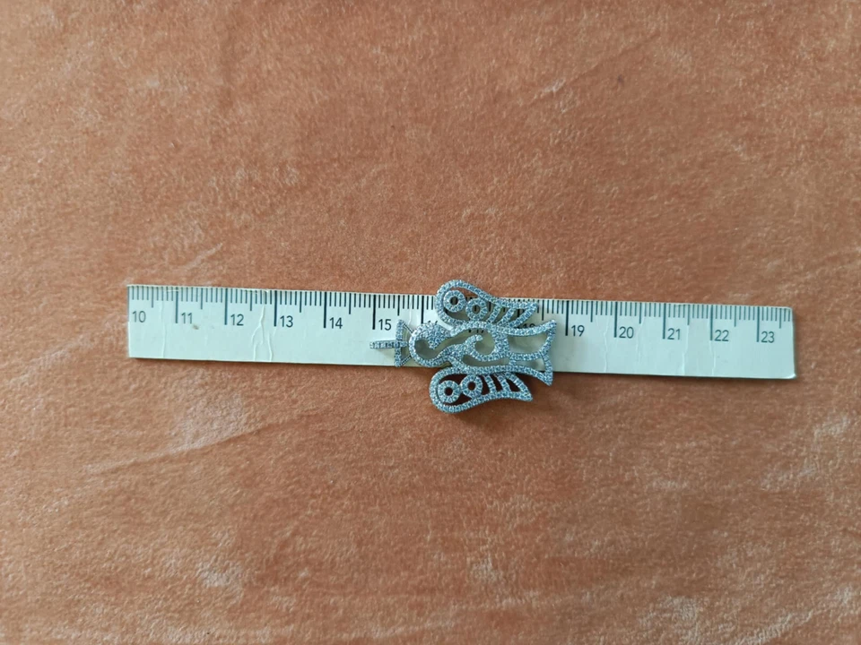 ROBERTO GIANNOTTI ANGELO IN ARGENTO 925 CON ZIRCONI GIA139 - Immagine 3 di 4