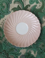 Aynsley Pastel Pink Vintage Bone English China Cup Plate