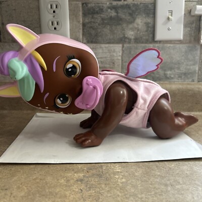 Cry Babies Crawling Miley -  Interactive Baby Doll with 35 Realistic Baby Sounds