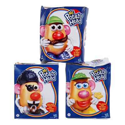 Three Potato Heads (Mr, Mrs, and Pirate Spud); New with Box