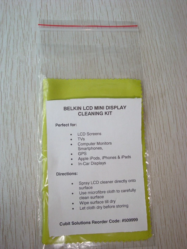 BELKIN LCD DISPLAY SCREEN CLEANER KIT FOR MOBILE, TV, TABLET, MONITOR, CAR - Image 4 of 4