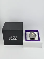 Movado Bold Men's Gray Dial Stainless Steel Watch - 3600913 ($795 MSRP)