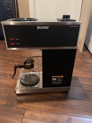 Genuine Bunn VPR Series Commercial Grade Double Burner Coffee Maker Missing Tray