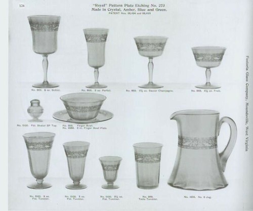 Fostoria Fine Crystal & Colored Glassware : 1925-1930 Catalog Reprints - Picture 5 of 5
